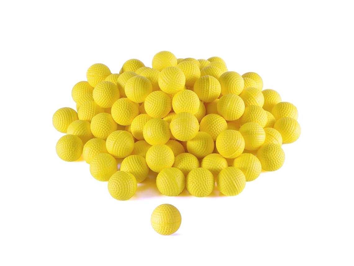 Primerox 50 Bolas de Espuma Redondas para Brinquedos Kids, Substituição Segura Eva 1,45cm