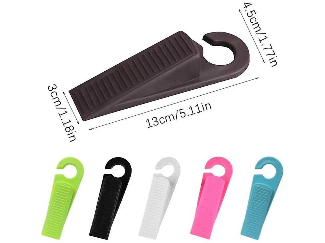 Calço De Porta Para Piso, Bloco De Porta Para Piso, Batente De Porta Para Piso, Material 6 Tpr, Com Ganchos, Empilhável, Antiderra Aquaforge