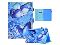 Capa‑flip De Couro Halinuia Com Costura E Compartimento Para Caneta Para Huawei Mediapad T3 10