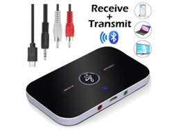 Transmissor E Recetor 2 Em 1 Compatível Com Bluetooth 5.0 Com Entrada Aux De 3,5 Mm Para Áudio Nítido. Adaptador De Áudio Sem Fios.