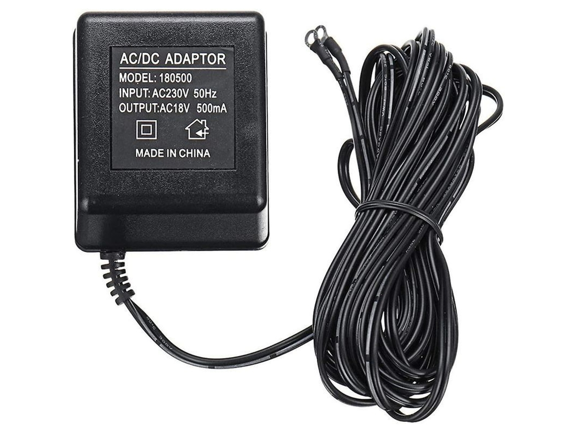 Transformador De 18v Ca Para Ring Video Doorbell 2 Pro Y Nest Hello Cable 5m Instalación Fácil Carga Rápida