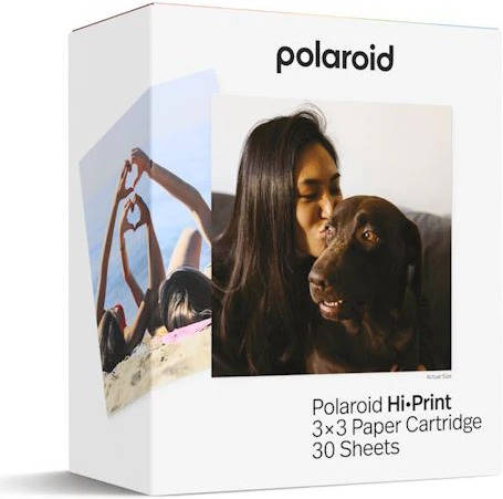 Cartucho para Impressora Polaroid Hiprint 3x3 Adesivo (30 Folhas)