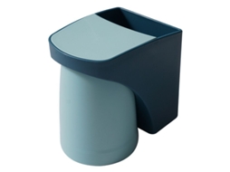 Suporte NOVA LINE de escova de dentes com ventosa azul marinho