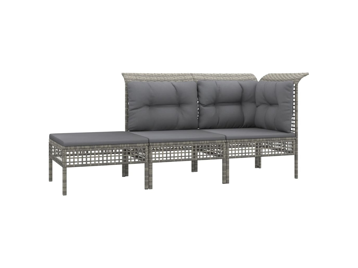 Garden Lounge Set, Garden Lounge Sets Vidaxl Cinzeto Rattan / Vime (n/a)