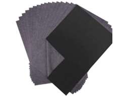 Papel De Transferência A4 - 100 Folhas Preto - Reutilizável - Papel De Transferência - Apropriado Para Madeira/papel/canvas - Ideal Para Cópias À Mão