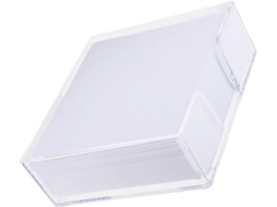 Conjunto De 4 Blocos De Notas Sem Adesivo, 1200 Folhas De Papel Branco, Caixa Deslizante Transparente, Portátil Para Gokoco
