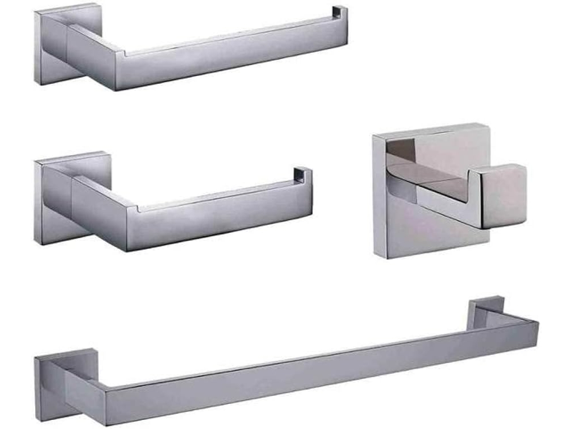 Conjunto De Acessórios Para Banheiro Em Aço Inoxidável Lijucai