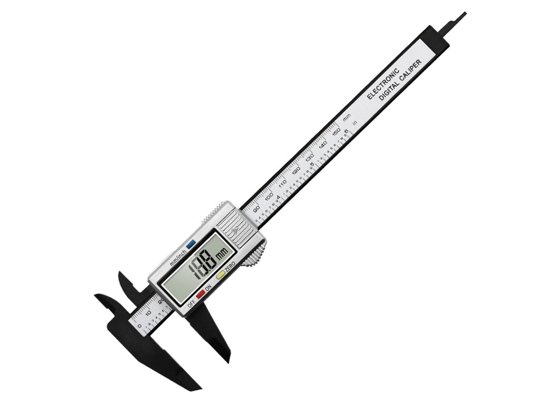 Paquímetro Digital De 6 Polegadas Com Resolução 0 A 150 Mm, Eletrônico