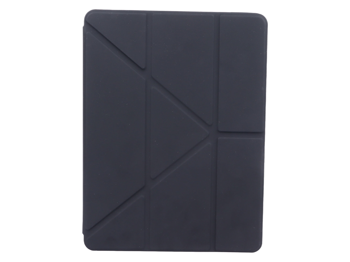 2026zentro-capa Para Tablet Ios 10.2/10.5 Polegadas Soft Tpu Com Suporte Ângulo Múltiplo E Porta Lápis Preta