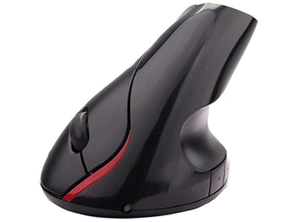 Rato Ergonômico Vertical Sem Fio Preto S/MARCA