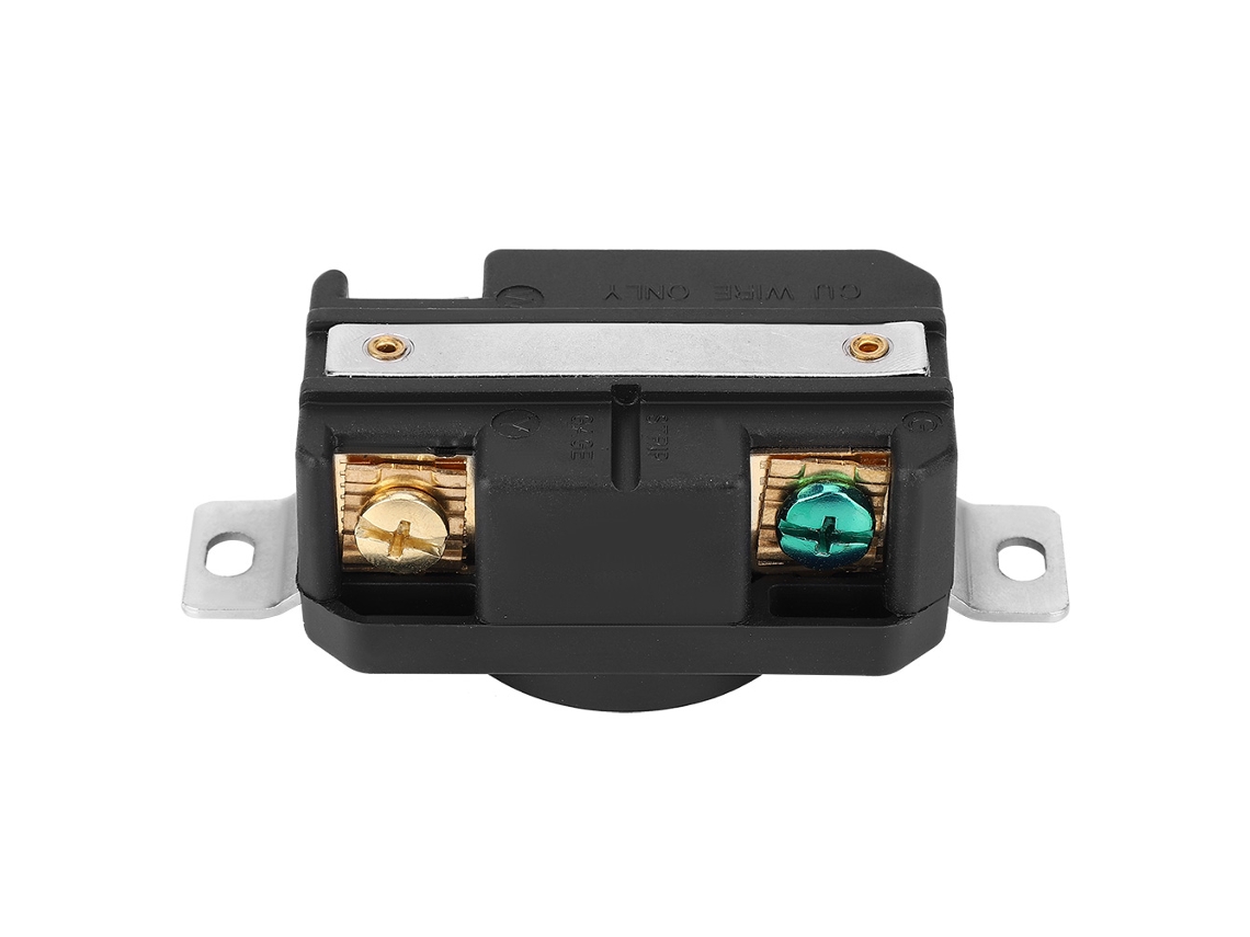 Laxiscreed Tomada De Segurança Com Três Furos Para Geradores A Gasolina, Conector Feminino 30a