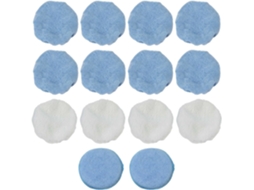 Conjunto De 14 Discos Microfibra 12,7 A 15,2 Cm (5 6 Polegadas) Para