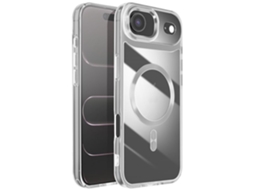 Capa Para Iphone Air Collection Crystal Color Compatível Com Magsafe Prata