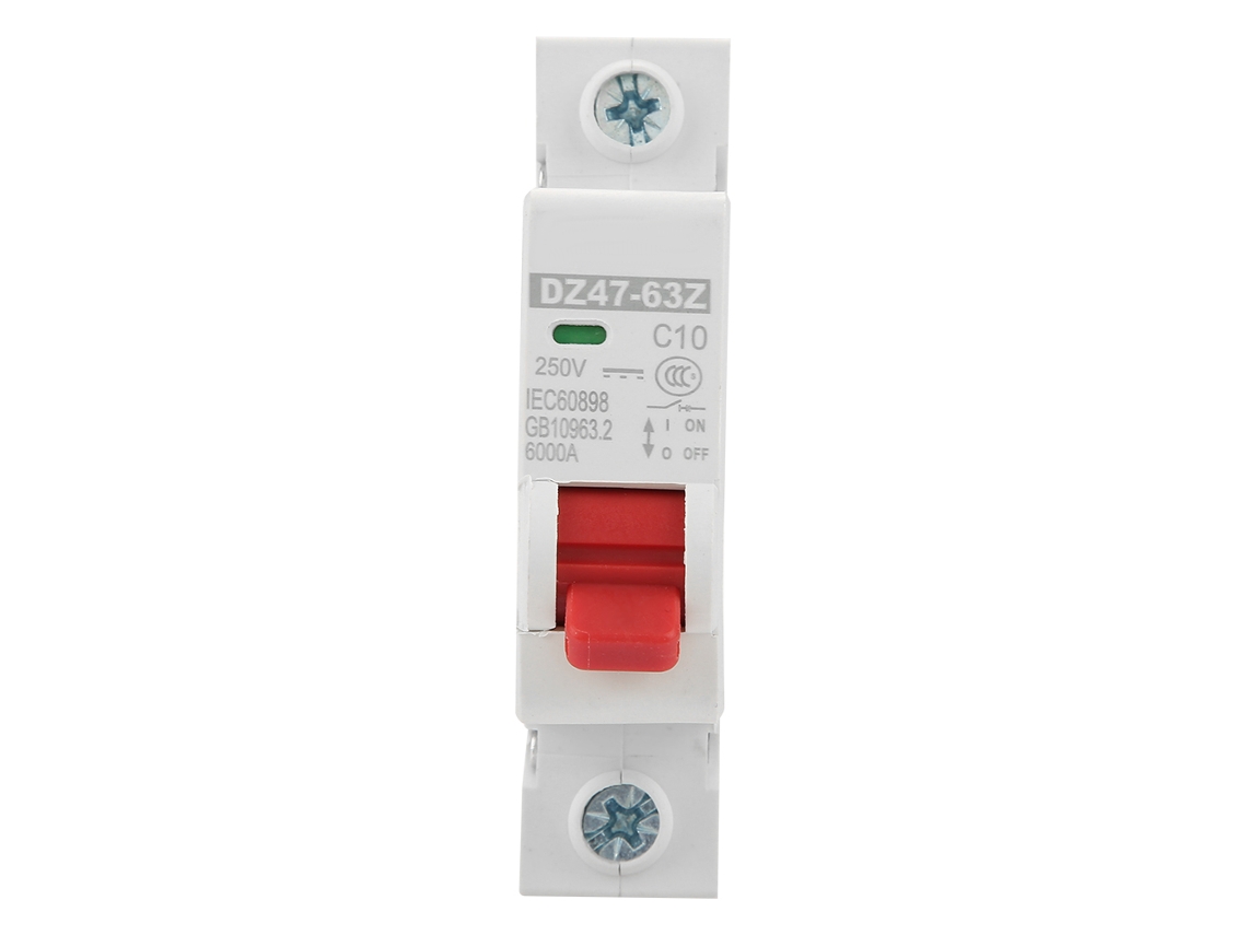Interruptor de Circuito Miniatura de CC com Proteção contra Vazamentos 10A