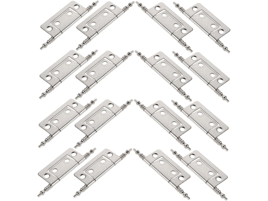 Conjunto De 16 Dobradiças Dobráveis E Ocultas Para Portas Armários,