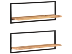 Wall Shelf, Wall Shelves Vidaxl Marrom Madeira (100 X 24 X 35 Cm)