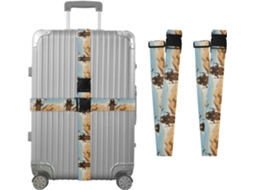 Conjunto De 2-cintas Segurança Ajustáveis E Portáteis Para Bagagem Bem Vindo Ao Egito Viagens Marítimas, Viagens Casuais