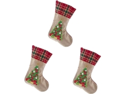 Calcetines De Navidad Con Pintura De Diamantes 5d Decoración Regalo Diy