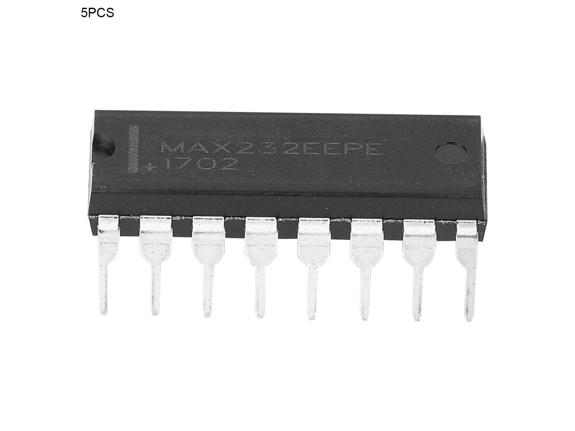 Conjunto de 5 Max232eepe Dip 16 Transmissor receptor para Eletrônica Automotiva