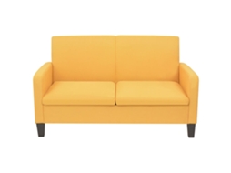 Maison Exclusive - Sofá De 2 Lugares 135x65x76 Cm Amarelo