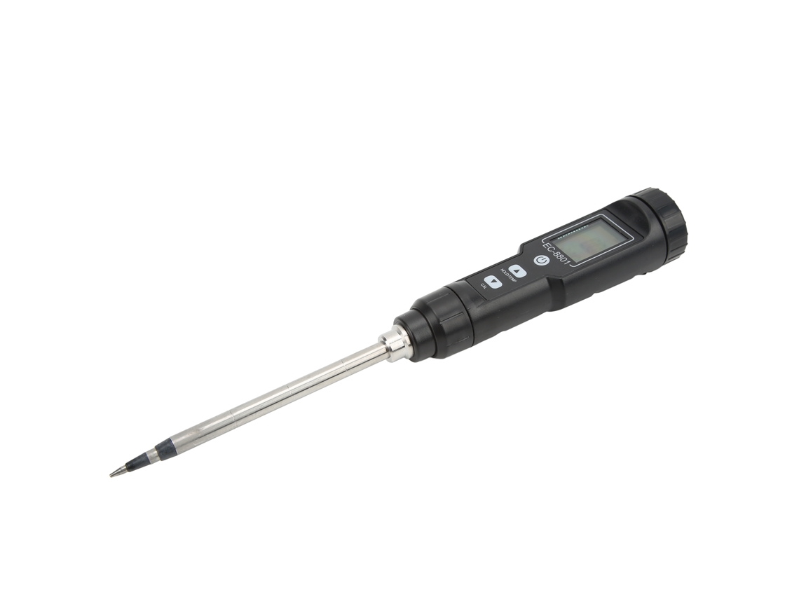Detector Digital De Solo Ec‑8801 Com Display Com Luz De Fundo Para Jardim Teste De Condutividade Ec E Temperatura