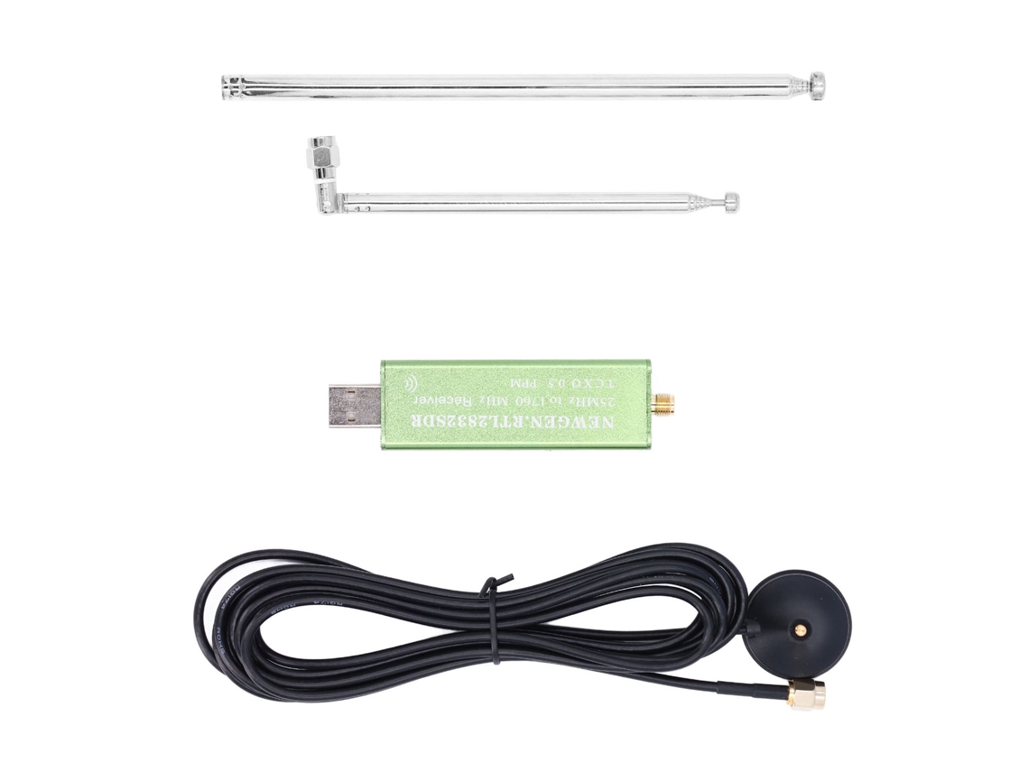 Kit De Rádio Definido Por Software Sdr: Scanner De Tv Rtl2832u R820t2, Banda Completa 25‑1760mhz