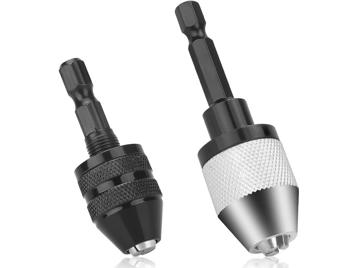 Adaptador de mandril sem chave, ponta hexagonal, 0,3-6,5mm, troca rápida | S/MARCA