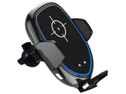 Carregador Rotação Car Phone Mountfast Automotivo Sem Infravermelho Indução YIZHOOD Preto