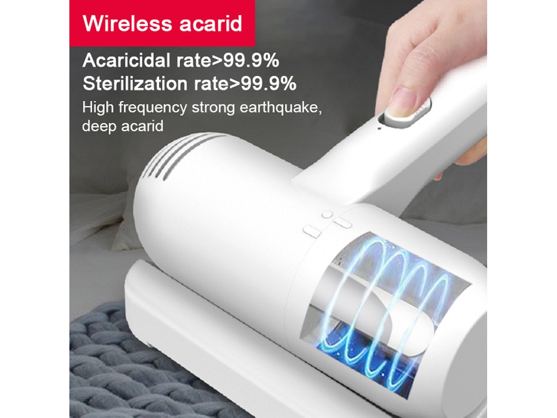 Laxiscreed Aspira E Remove Ácaros Com Aparelho Portátil E Bateria De 3.7v Para Uso Diário