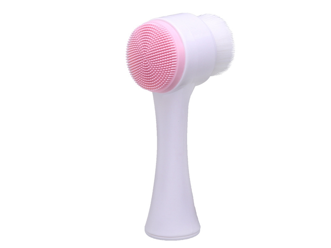 Pincel De Cuidado Com A Pele Facial Rosa De Duas Faces Para Limpeza De Pores E Cravos Other