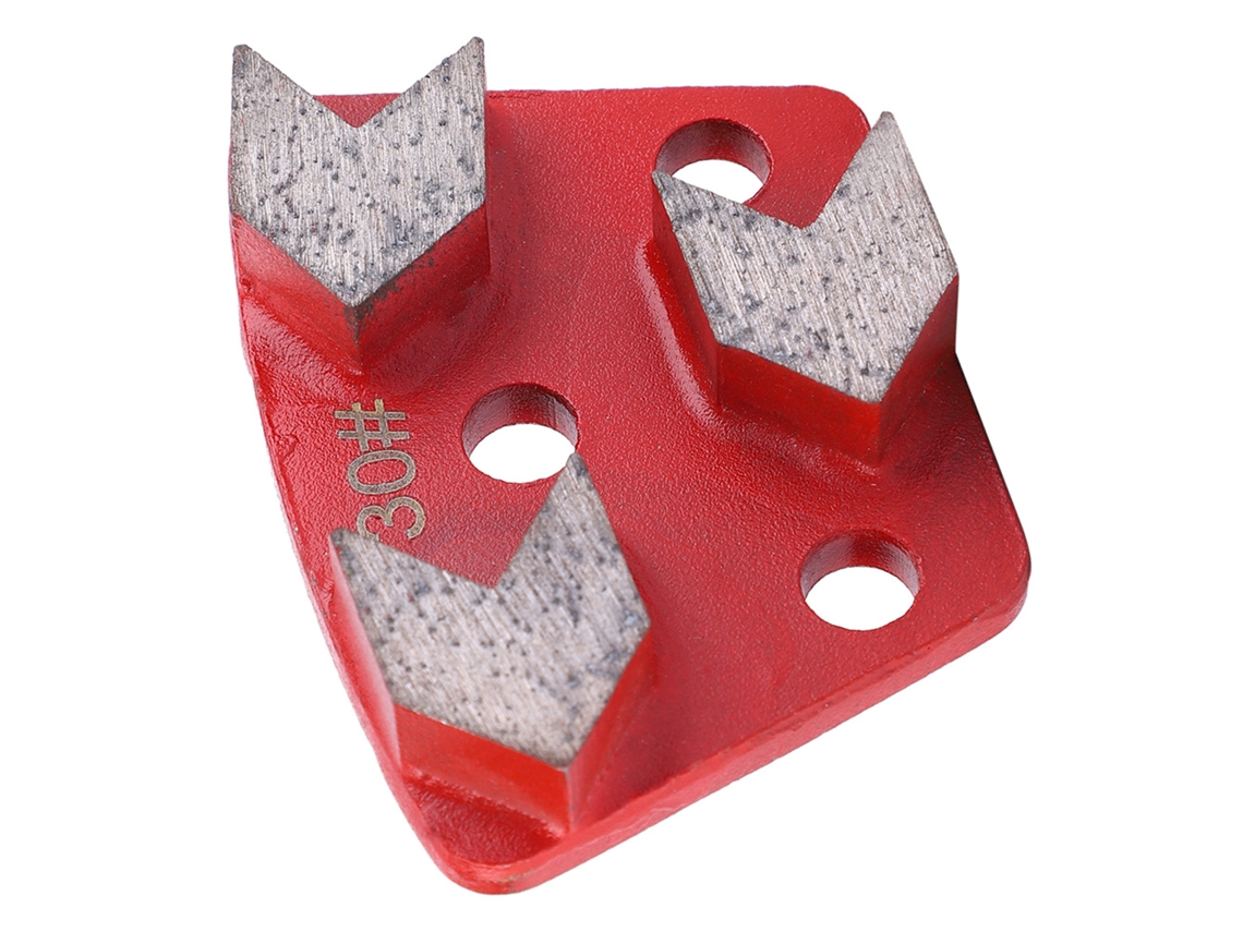 Disco De Desbaste Diamantado Trapezoidal Laxiscreed Para Pavimentos Em Metal, Granulação 30