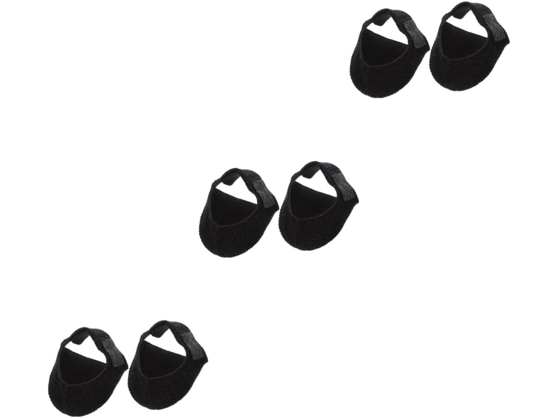 3 Pares De Protetores Calcanhar Silicone, Almofada Antiderrapante Para O Calcanhar, Manga Protetora Para O Calcanhar