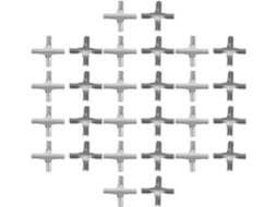 Didiseaon 200-fivelas Cruzadas Invisíveis Para Redes Antifurto, Clipes De Aço Inoxidável 2, 0mm, Clipe Cruzado Para