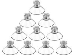4/10 Peças De Porca Roscada Transparente Resistente 40 Mm, Gancho Vent