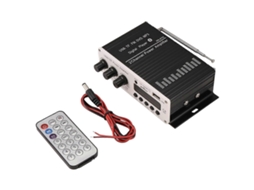 Amplificador De Áudio Digital 12v Bluetooth 5.0 Hi-fi Com Graves E Agudos Aprimorados, 20w X 2, Para Home Theater E Carros.