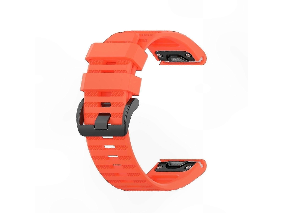 Pulseira De Silicone Resistente De 26 Mm Para Smartwatches Com Gps