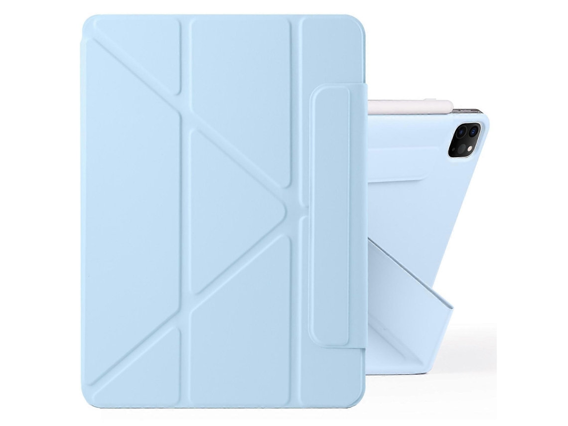 Capa de couro Webake para tablet com deformação magnética e fivela fixa