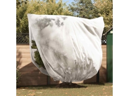 Vidaxl Capas De Fleece Para Proteção Contra Geada 3 Unid. Branco