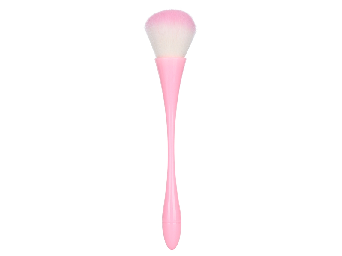 Pincel de maquiagem portátil para pó solto e blush