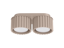Luminária De Teto Aura De Alumínio Cinza Claro 8x21x10cm Sollux Lighting