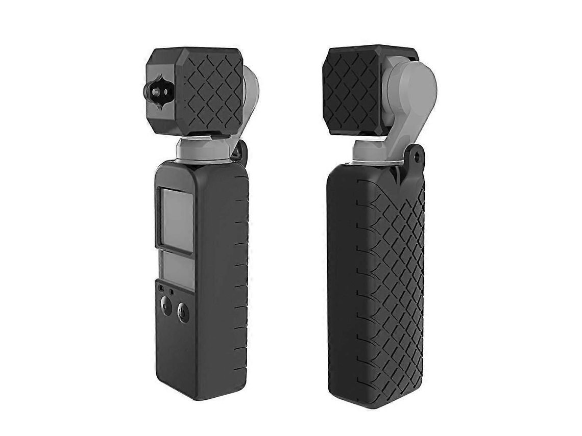 Conjunto De Capa De Silicone Com Textura De Diamante 2 Em 1 Puluz Para Dji Osmo Pocket