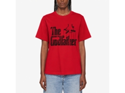 Rockinstone Godfather Logo Black Solid Red Adult T-shirt Size:l