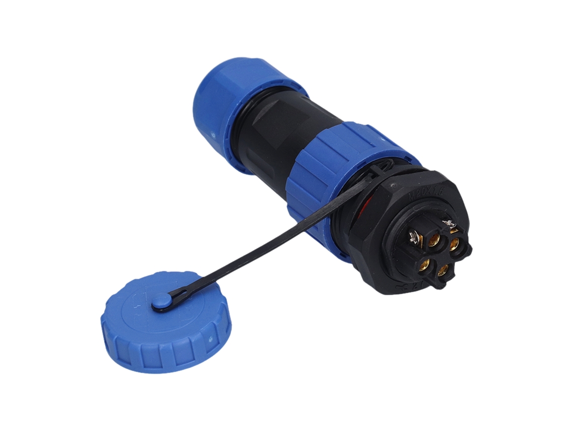 Conector À Prova D'água Ip68 Socket Aéreo 250v