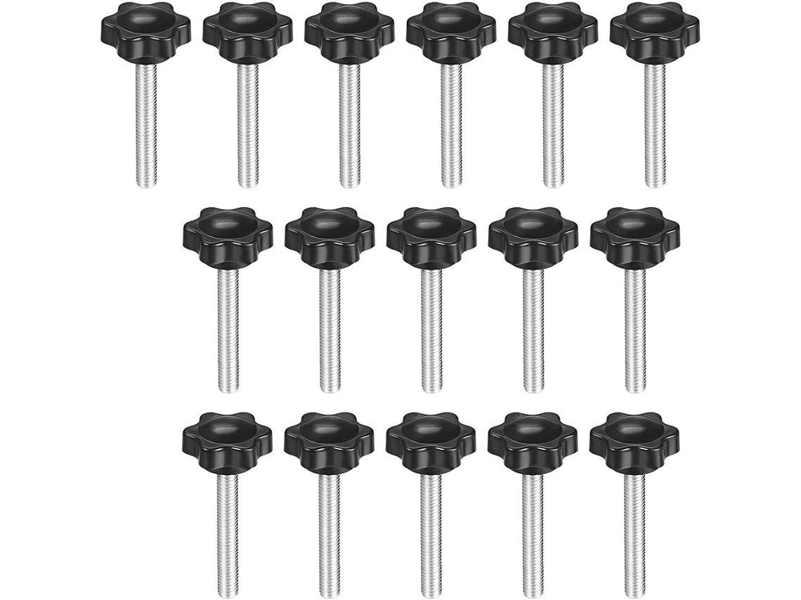Botão de Parafuso Hexagonal 16 Peças M6 × 50 Mm CHABERLU