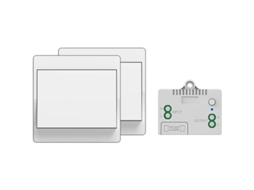 Interruptor sem fio YURU, autogerador, sem bateria, controle remoto, à prova d'água, seguro para banheiro