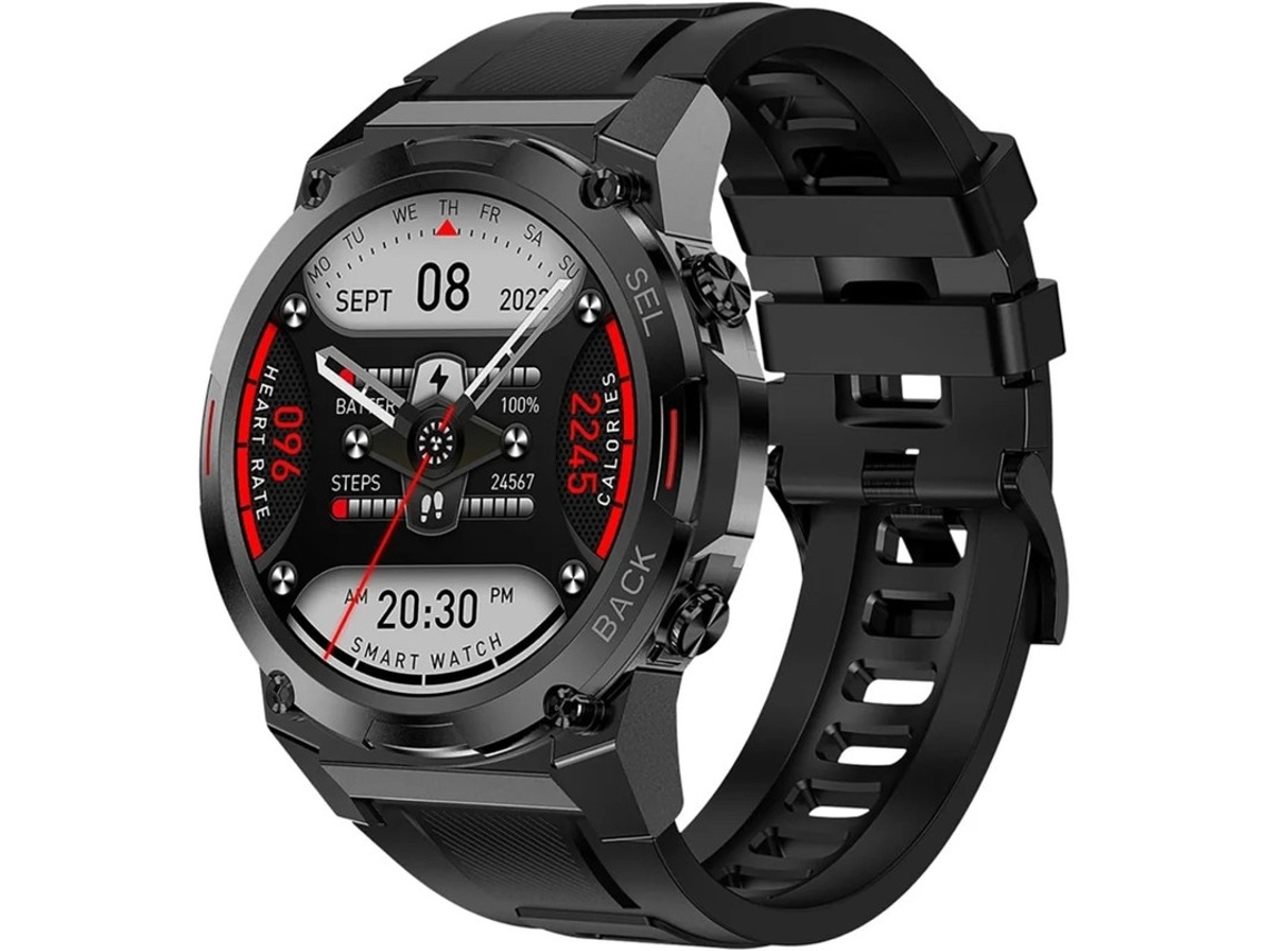 Smartwatch 1.43 Amoled Militar Relógios Inteligentes Para Homens Atender/Fazer Chamadas 400mAh IP68 Fitness Tracker Com Yizhood