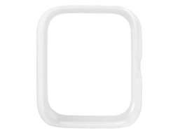 Capa Bumper Case de Plástico Duro Protetora para Amazfit Bip 3/bip 3 Pro Branco