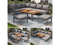 Conjunto Jardim 7-8p, Ferro, À Prova Intempéries.-cy