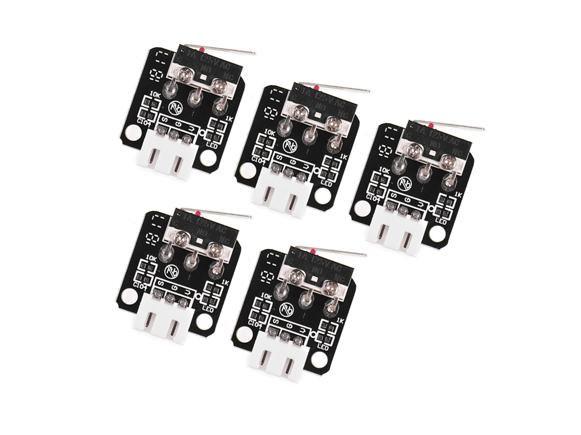Interruptor De Limite De Parada Para Impressora 3d Cr-10 Ender-3 3 Pinos 5 Peças