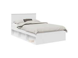 Estrutura da Cama com Cabeceira Branco 120 X 190 Cm MAISON EXCLUSIVE